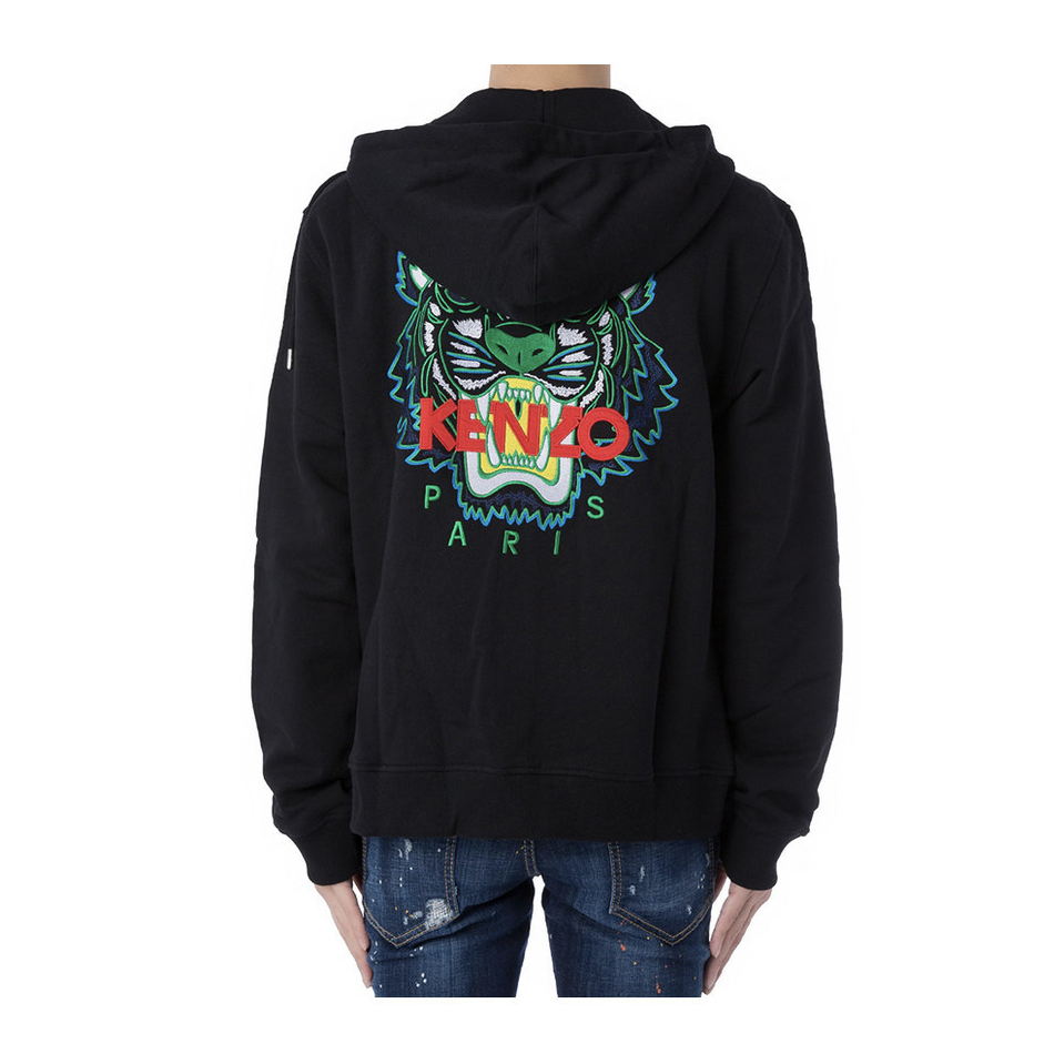 Image 3 of ケンゾーメンズタイガー刺繍柄フード付きスポーツジャケット 5BL721 4XA GN-R